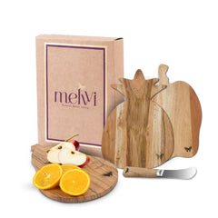 Acacia Wood Mini Chopping Boards Set of 3