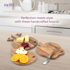 Acacia Wood Mini Chopping Boards Set of 3