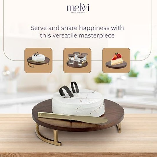 Versatility at its Best: Creative Ways to Use a Wooden Cake Stand Cum Serving Tray